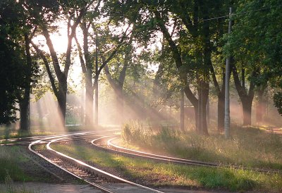 Rails in the sun